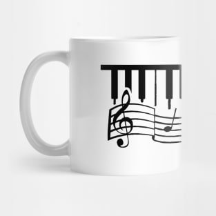 Piano Notes Mug